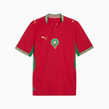 Camiseta de fútbol de hombre PUMA Marruecos Local 2026 - Rojo/Dorado
