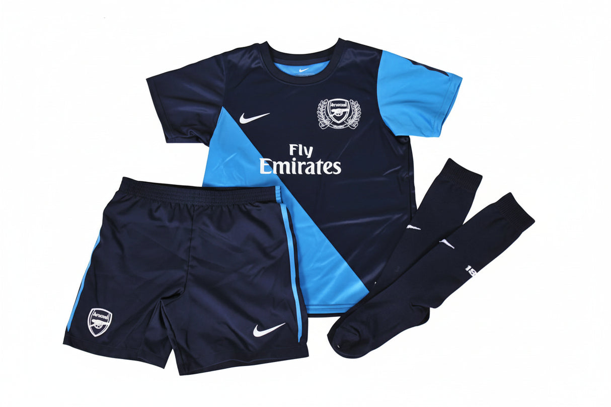 Nike Arsenal Little Boys Away Mini-Kit 2011-12 - Obsidian/White