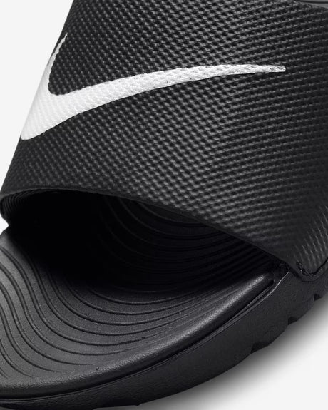 Nike Kawa Kids' Slides - Black/White