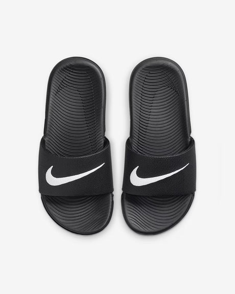 Nike Kawa Kids' Slides - Black/White