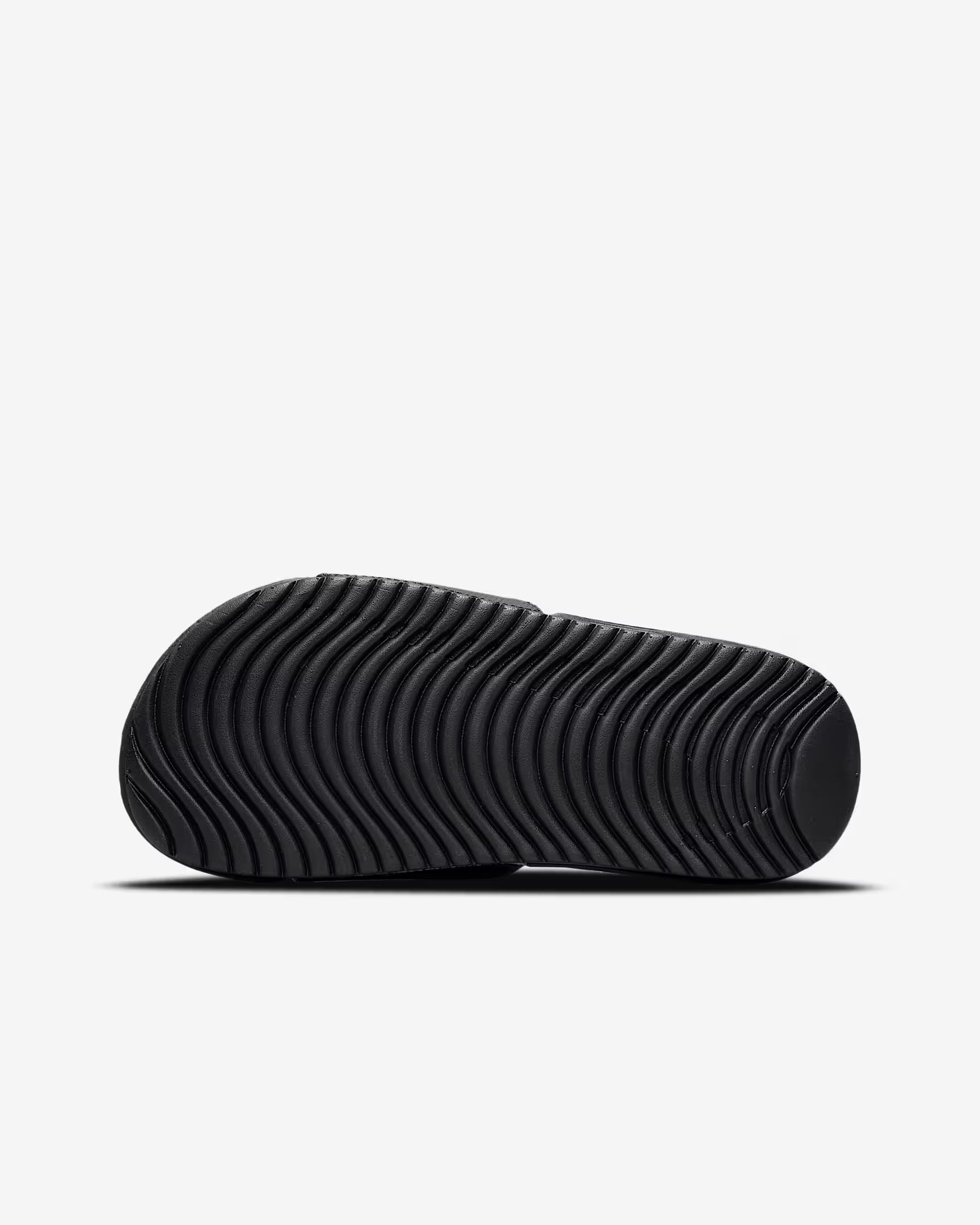Chanclas Nike Kawa para niños en negro y blanco