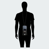 Bolso bandolera con cuello de adidas en color negro