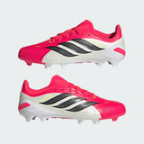 adidas Predator League FG Firm Ground Youth Soccer Cleats - Red/Black/White