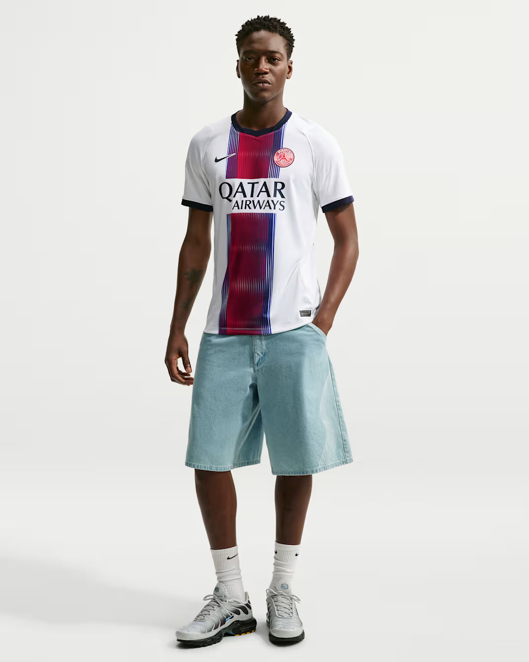 Nike Paris Saint-Germain 2026/27 Stadium Away Jersey - White/College Navy/Global Red/College Navy