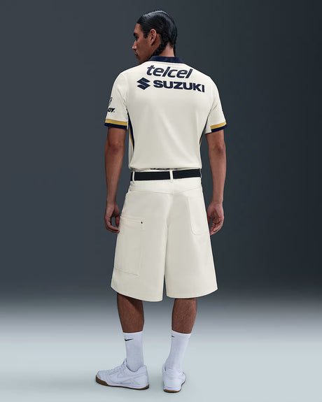 Nike UNAM PUMAS 2025/26 Men's Stadium Home Jersey - Sail/Club Gold