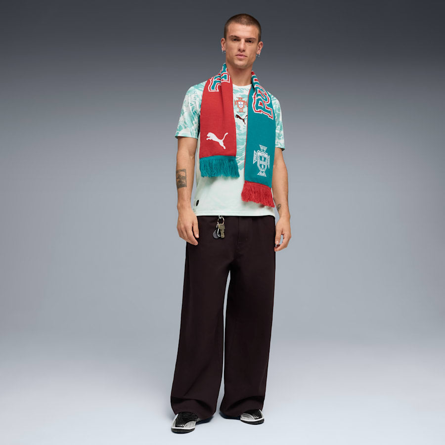 Camiseta de Fútbol Hombre Visitante PUMA Portugal 2026 - Blanco/Verde Laguna