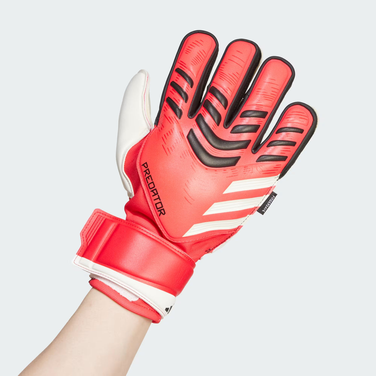 Guantes de portero adidas Predator Match Finger Save - Rojo/Negro