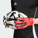 Guantes de portero adidas Predator Match Finger Save - Rojo/Negro