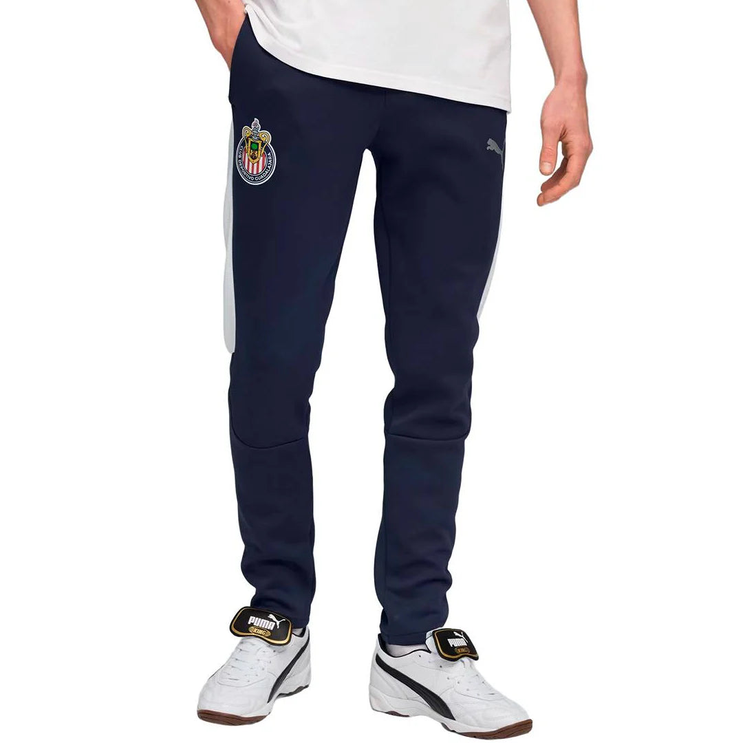 PUMA Chivas Evostripe Men's Soccer Pants - Navy/White