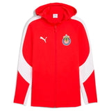 PUMA Chivas Evostripe Hooded Men's Soccer Jacket - Red/White