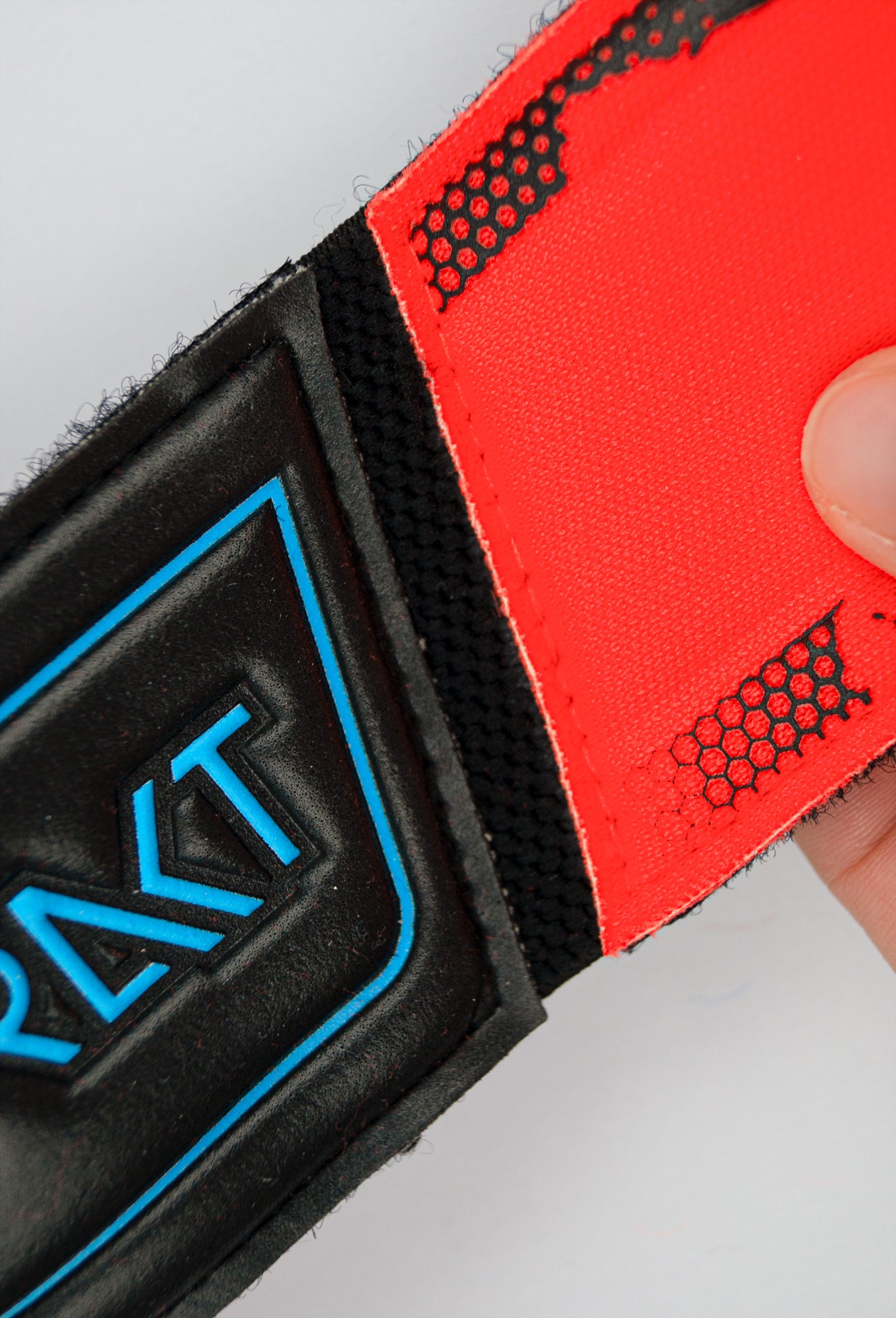 Reusch Attrakt Freegel Fusion Ortho-Tec Goliator Goalkeeper Gloves Bright Red/Blue/Black