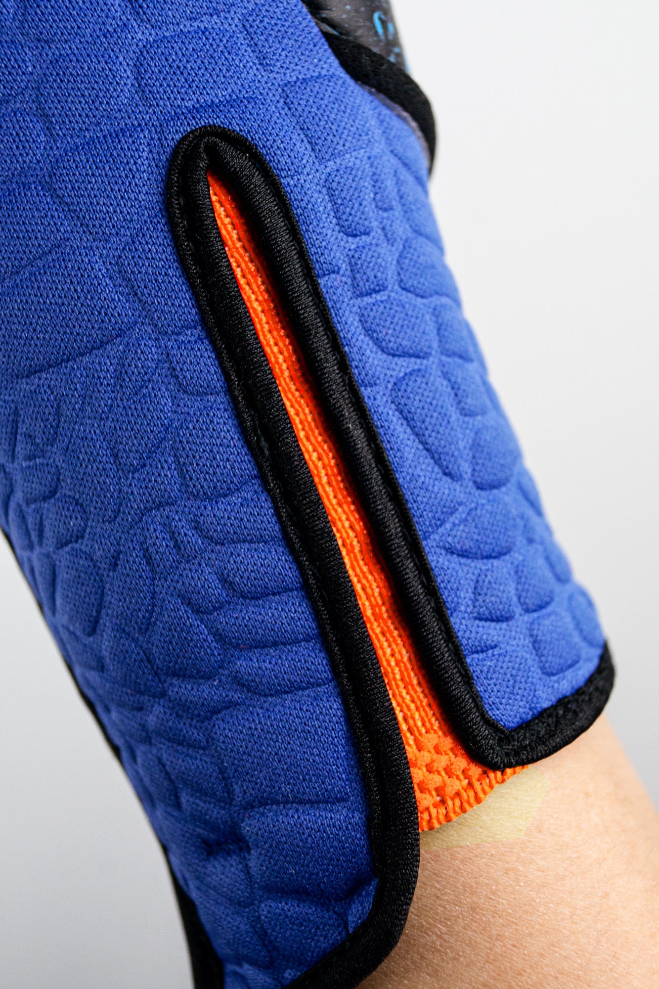 Reusch Attrakt Fusion Strapless Adaptiveflex Goalkeeper Gloves Blue/Orange/Black