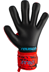 Reusch Attrakt Grip Evolution Fingersave Goalkeeper Gloves Bright Red/Blue/Black