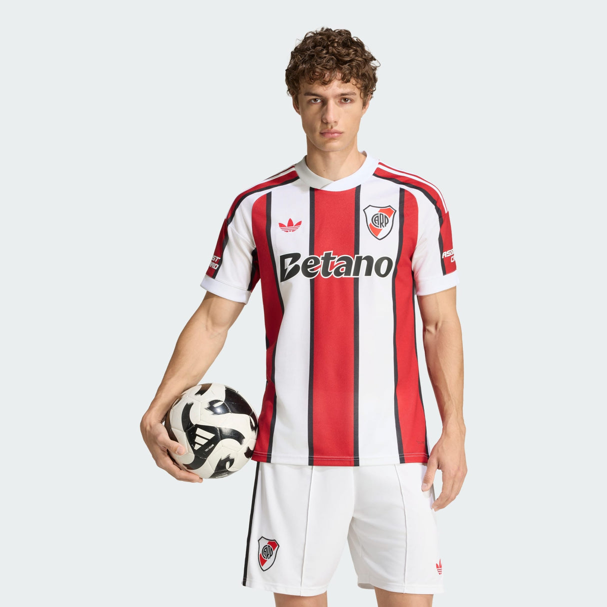 adidas River Plate Away Men's Soccer Jersey 26/27 - White/Red