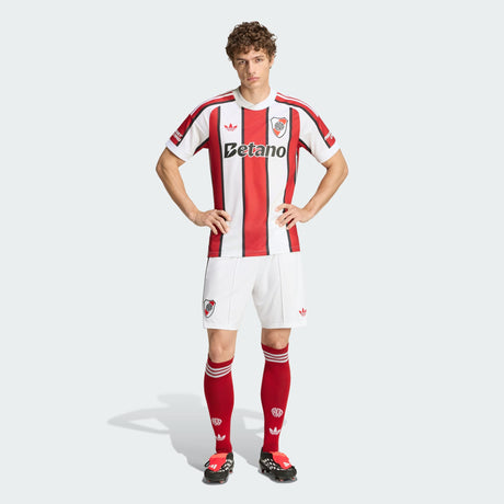 adidas River Plate Away Men's Soccer Jersey 26/27 - White/Red