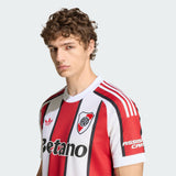 adidas River Plate Away Men's Soccer Jersey 26/27 - White/Red