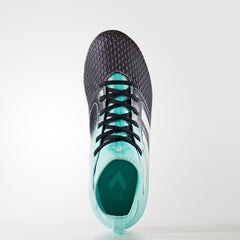 adidas ACE 17.3 FG J Youth Firm Ground Soccer Cleats Aqua/White/Legend Ink
