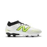 New Balance Tekela Team Low Laced Kids Firm Ground Soccer Cleats V5 -White