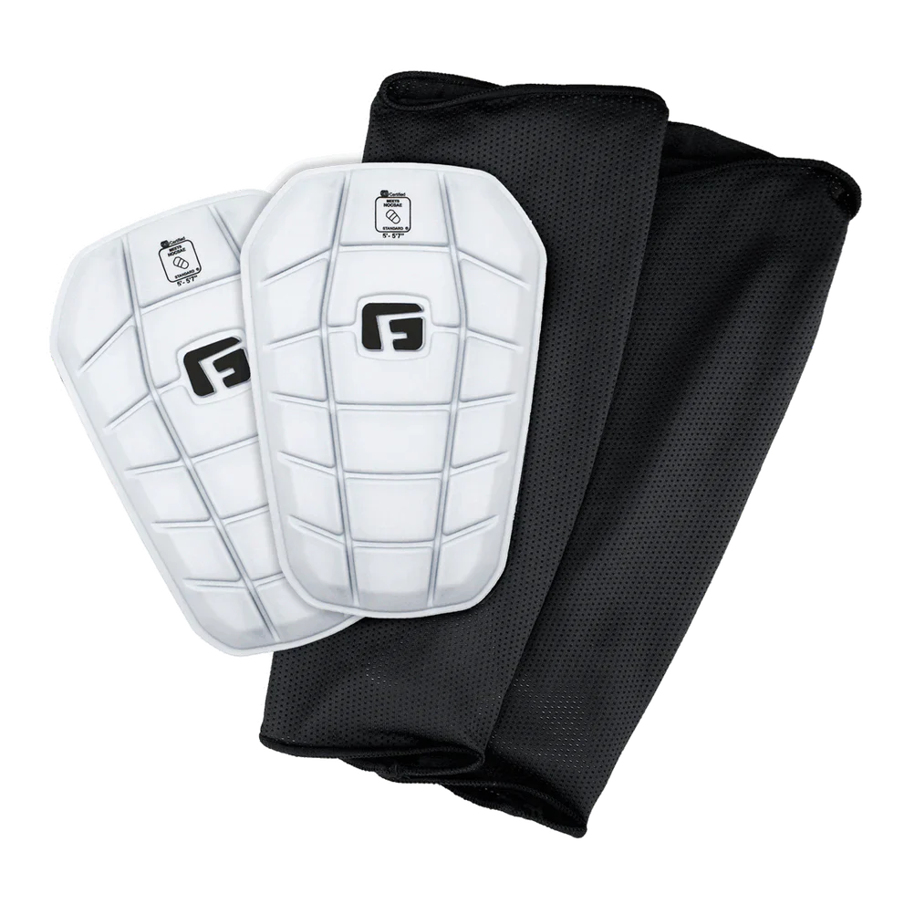 G-Form Pro-S Blade NOCSAE Soccer Shin Guards - White