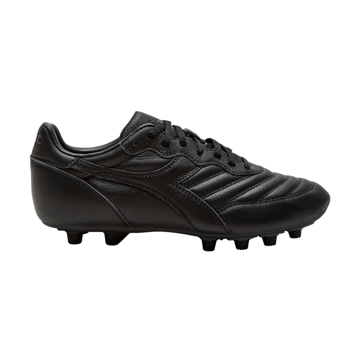 Diadora Brasil LT + MDPU Firm Ground Football Boots Black/Black