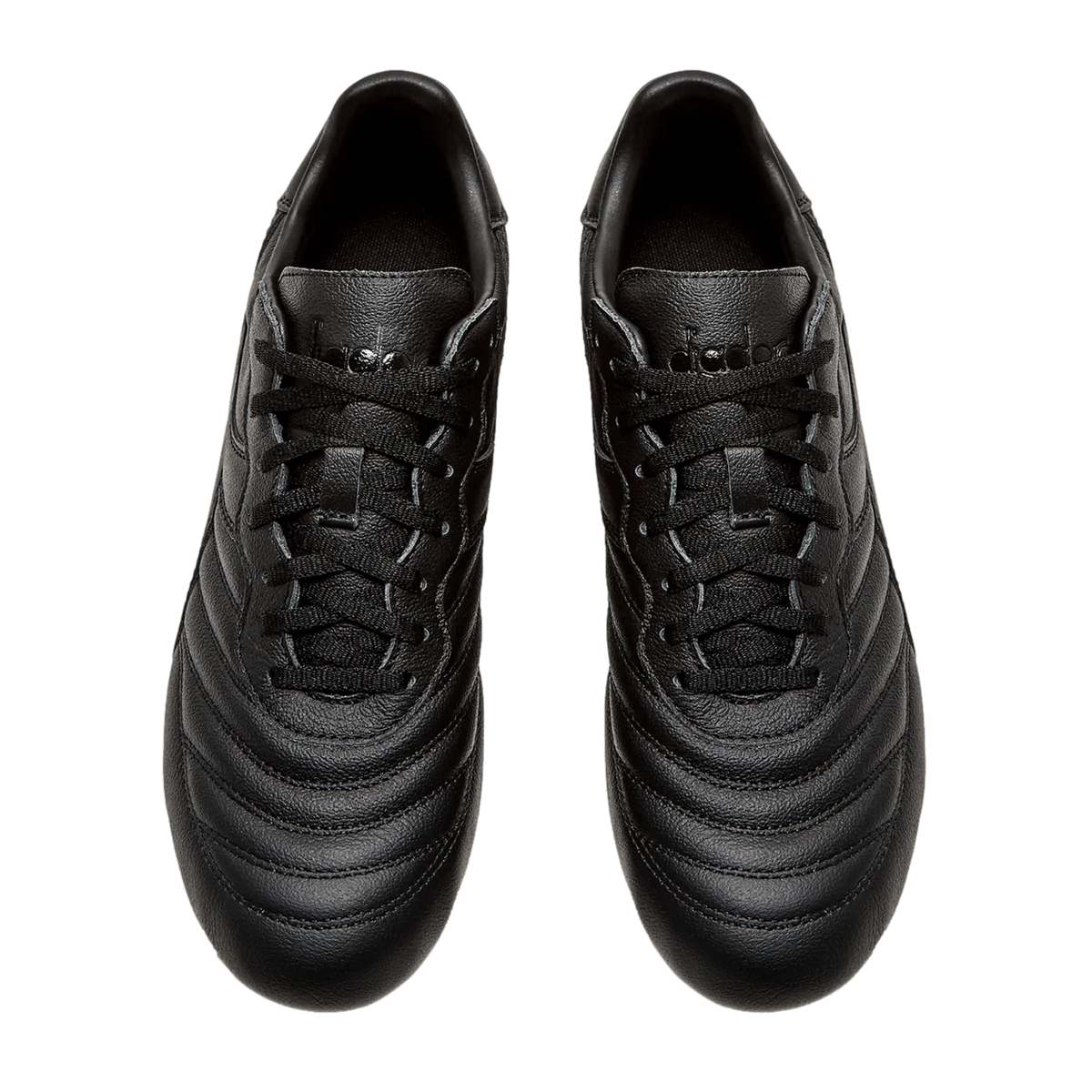 Diadora Brasil LT + MDPU Firm Ground Football Boots Black/Black