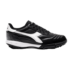 Diadora Calcetto GR LT TF Turf Football Boots Black/White