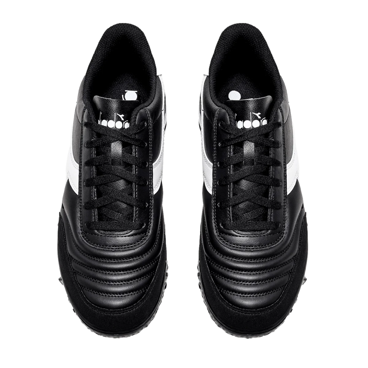 Diadora Calcetto GR LT TF Turf Football Boots Black/White