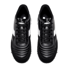 Diadora Calcetto GR LT TF Turf Football Boots Black/White
