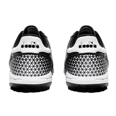 Diadora Calcetto GR LT TF Turf Football Boots Black/White