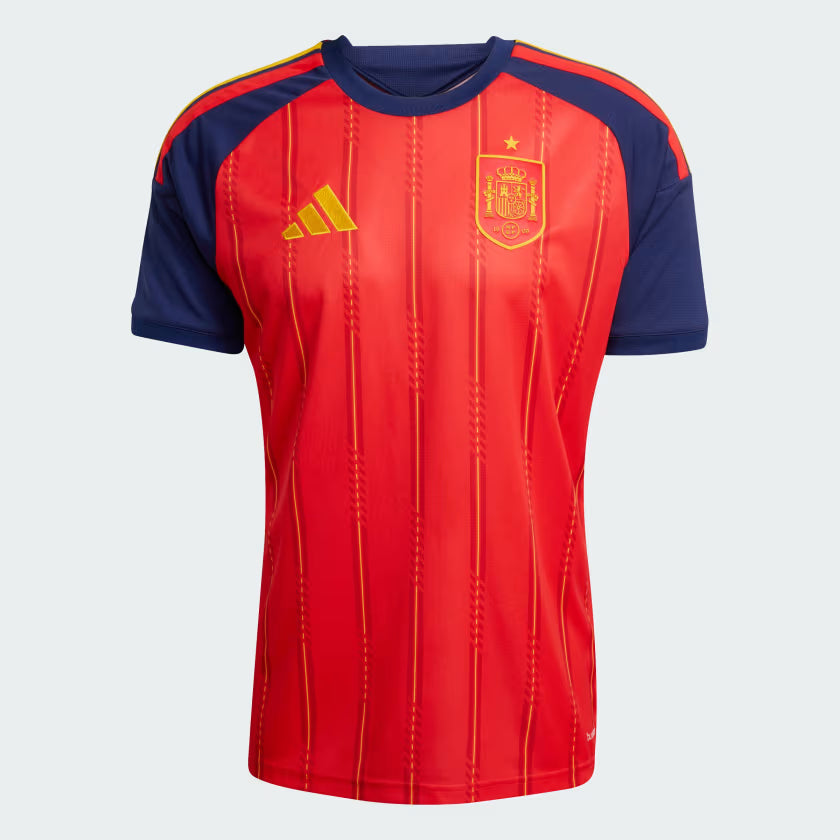 adidas Spain Home Men's Soccer Jersey 26 - Red
