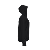 Sudadera con capucha de forro polar New Balance negra jaspeada