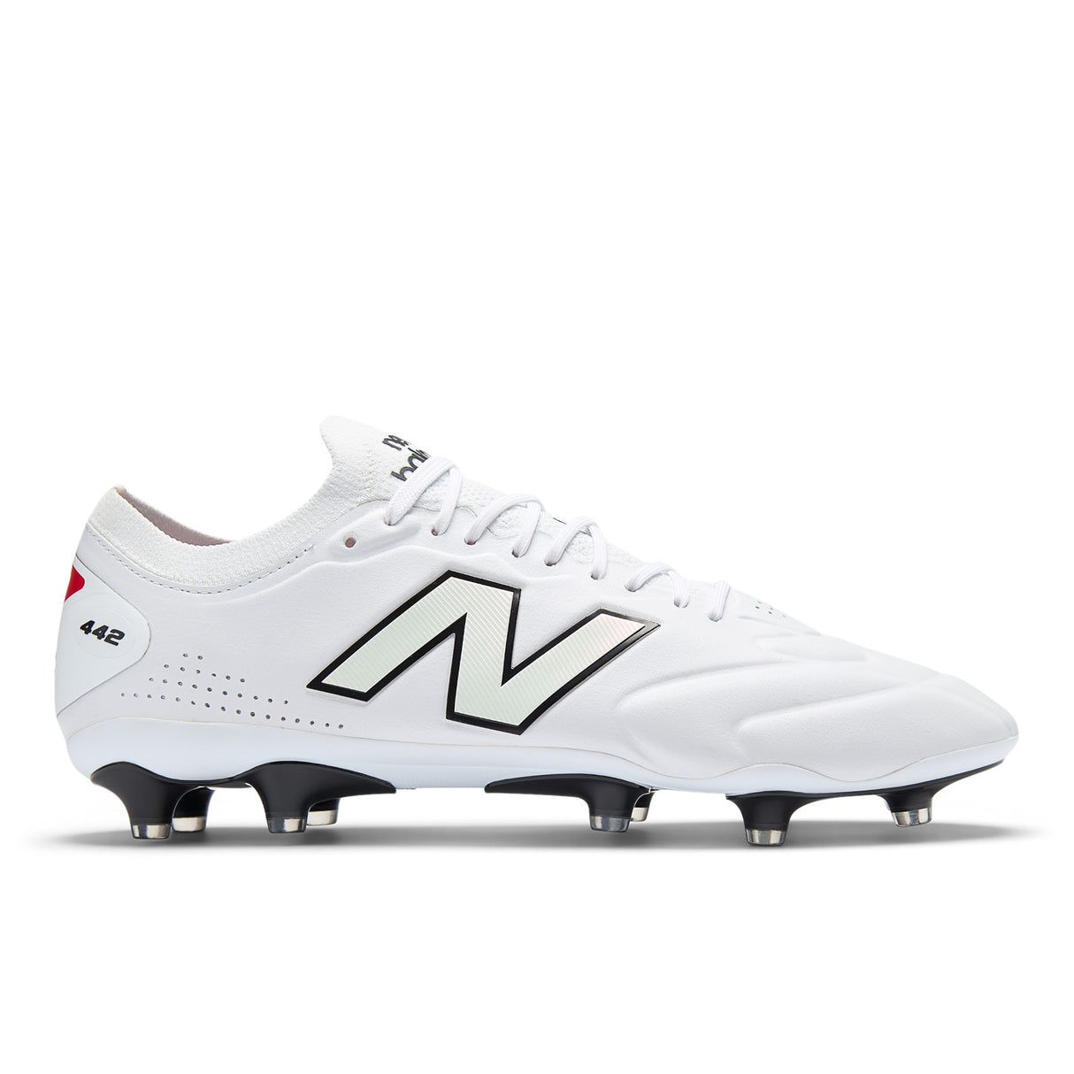 New Balance 442 Elite Knit V3 FG Men's Soccer Cleats - White