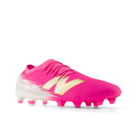 New Balance Furon Pro V8 FG Firm Ground Men's Soccer Cleats - Pink Heat