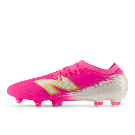 New Balance Furon Pro V8 FG Firm Ground Men's Soccer Cleats - Pink Heat