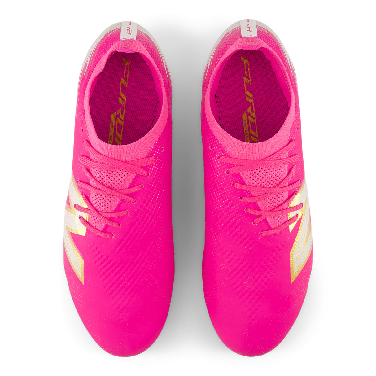 New Balance Furon Pro V8 FG Firm Ground Men's Soccer Cleats - Pink Heat