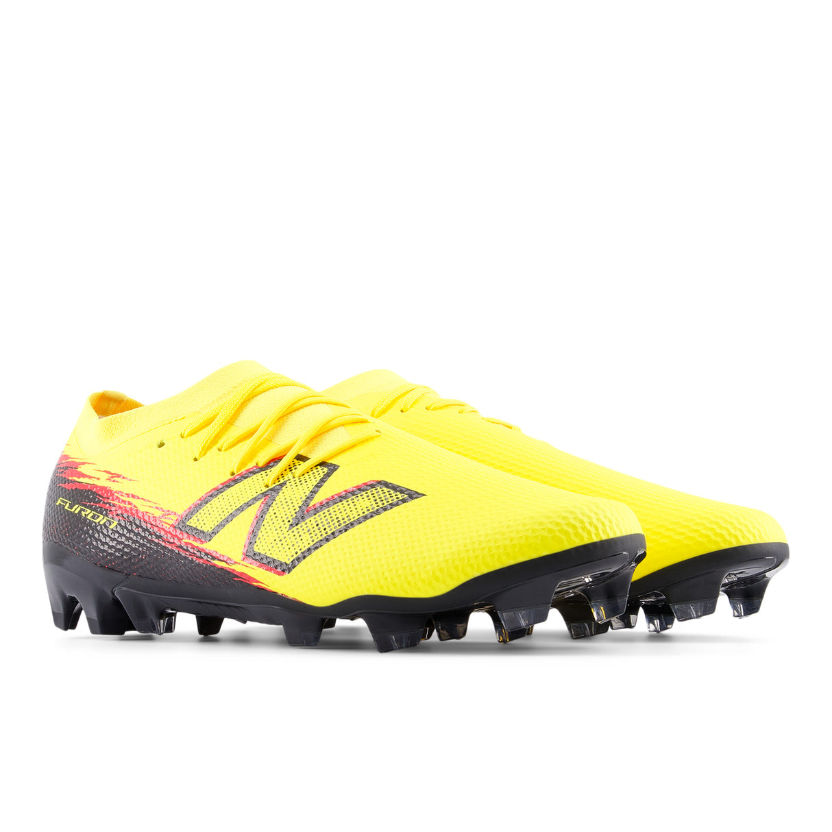 New Balance Furon Team V8 FG Firm Ground Men's Soccer Cleats - Punch Yellow