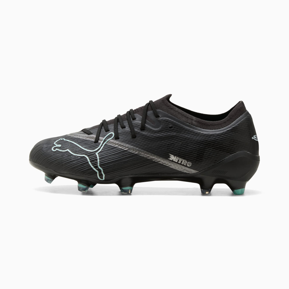 PUMA Ultra Nitro 7 Pro FG Firm Ground Men's Soccer Cleats - Black/Mint