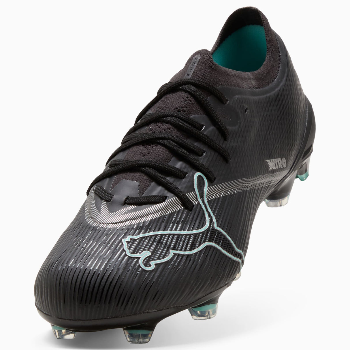 PUMA Ultra Nitro 7 Pro FG Firm Ground Men's Soccer Cleats - Black/Mint