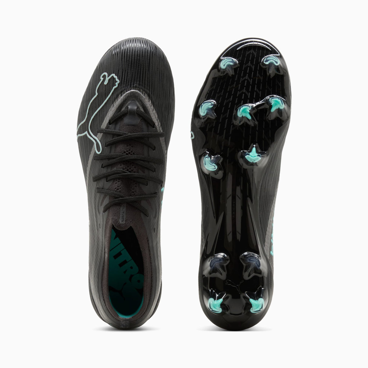 PUMA Ultra Nitro 7 Pro FG Firm Ground Men's Soccer Cleats - Black/Mint