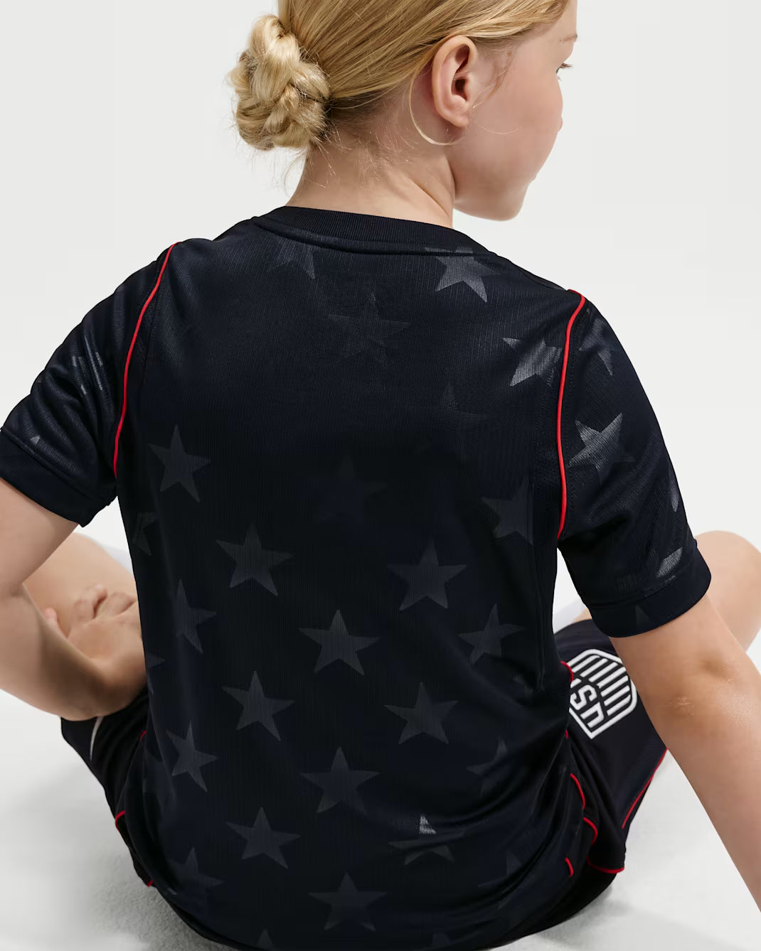 Nike USMNT Away Youth Soccer Jersey 2026 - Navy (NIO STARS)