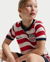 Nike USMNT Home Youth Soccer Jersey 2026 - White/Red (NO STARS)