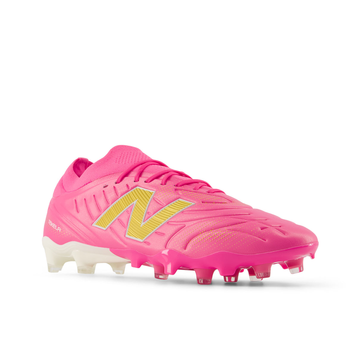 New Balance Tekela Pro Low V5 FG Firm Ground Men's Soccer Cleats - Pink Heat
