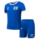 Umbro Salvador Home Youth Soccer Mini Kit 26 - Royal/White