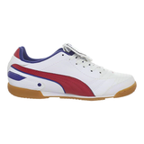PUMA Esito Finale IT Indoor Soccer Shoes - White/Red/Royal