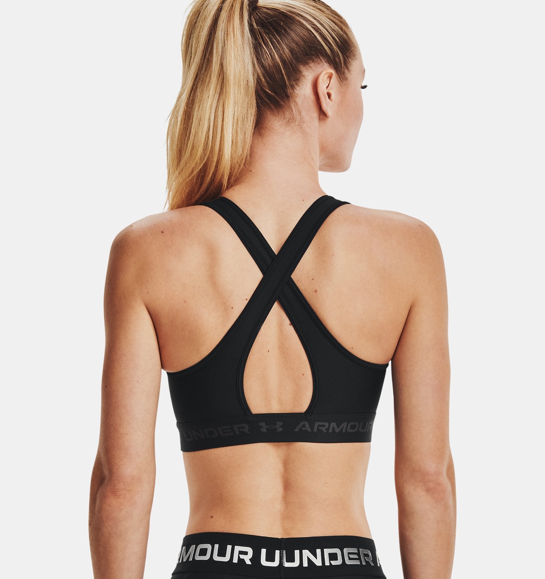 Under Armour Mid Crossback Sports Bra
