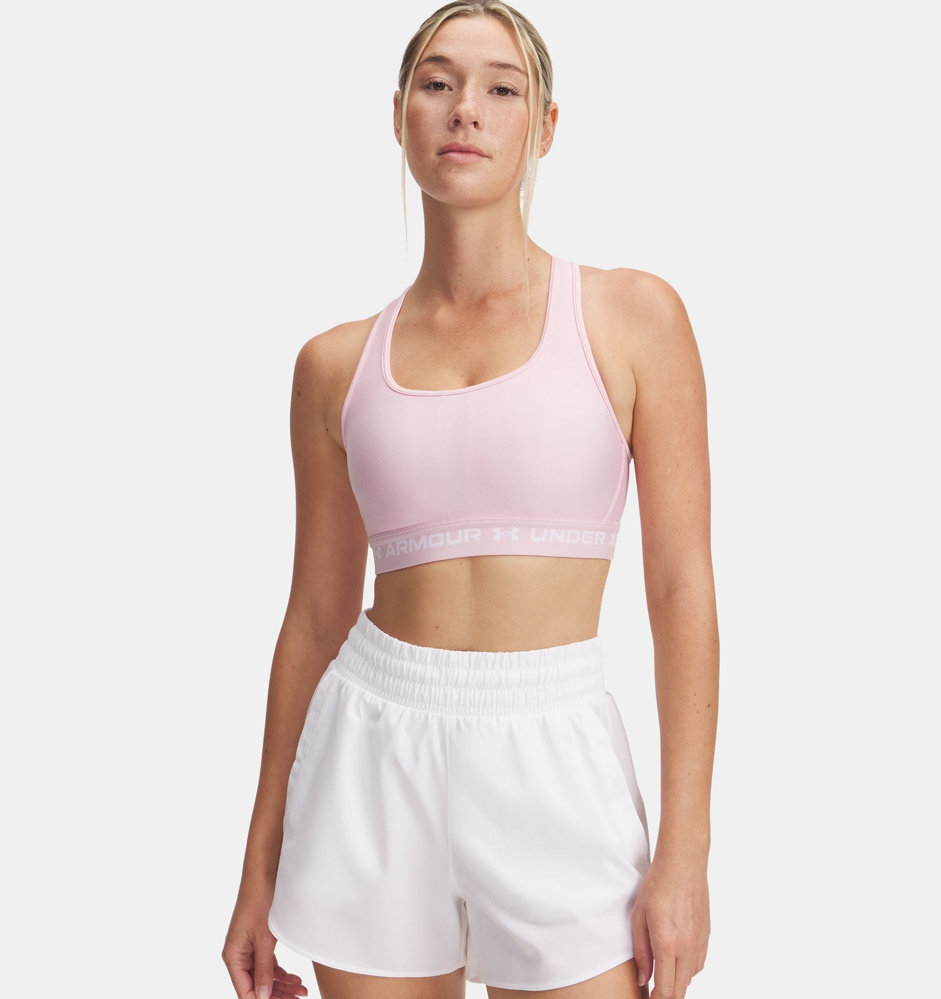 Under Armour Mid Crossback Sports Bra