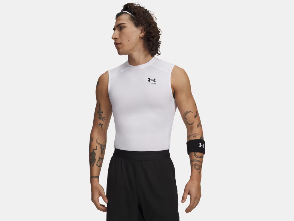 Camiseta sin mangas de compresión HeatGear® para hombre Under Armour