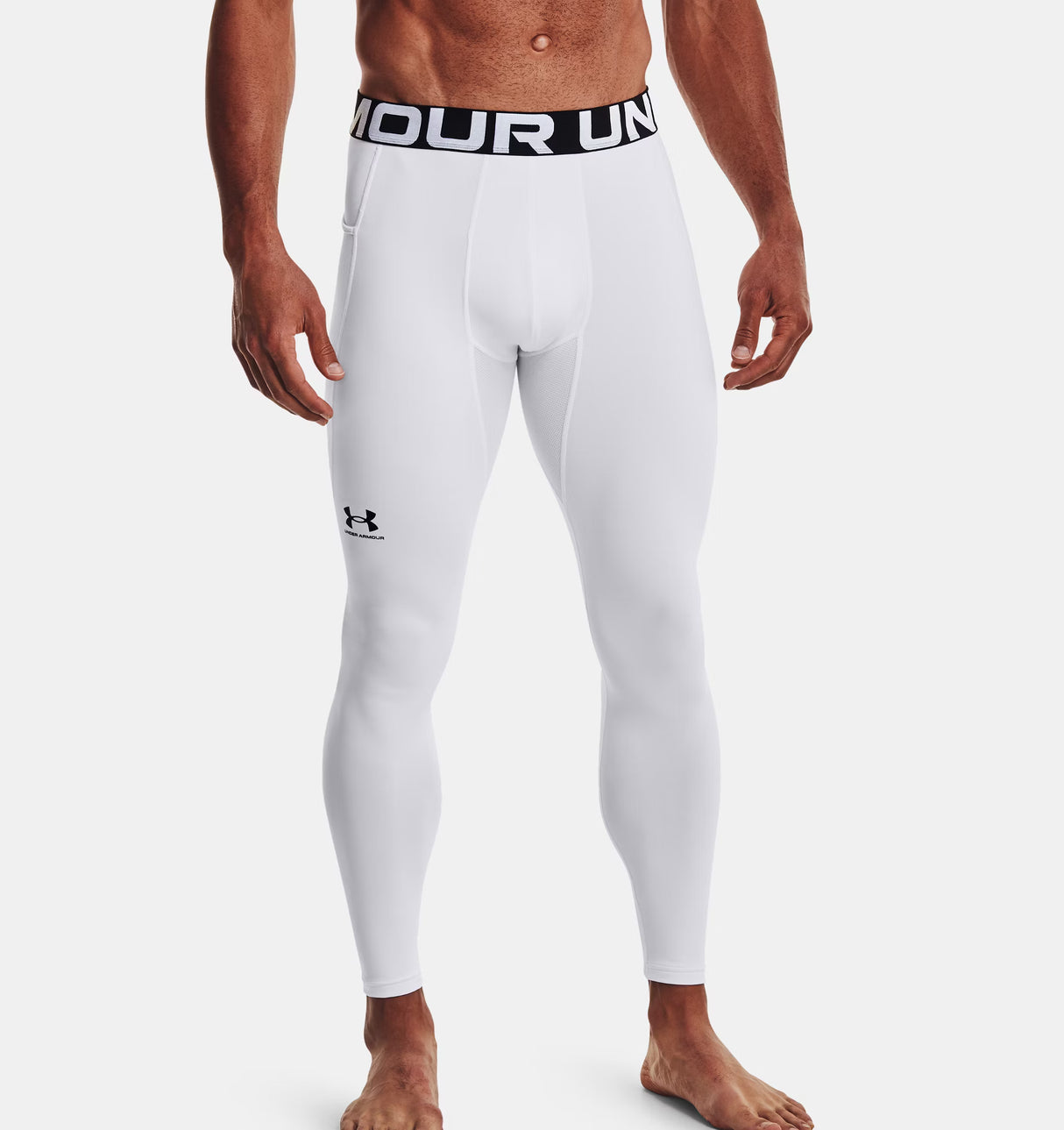 Under Armour Men's ColdGear Leggings - White