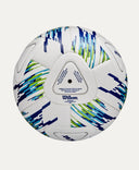 Wilson NCAA Vanquish Match Soccer Ball - White/Blue/Green