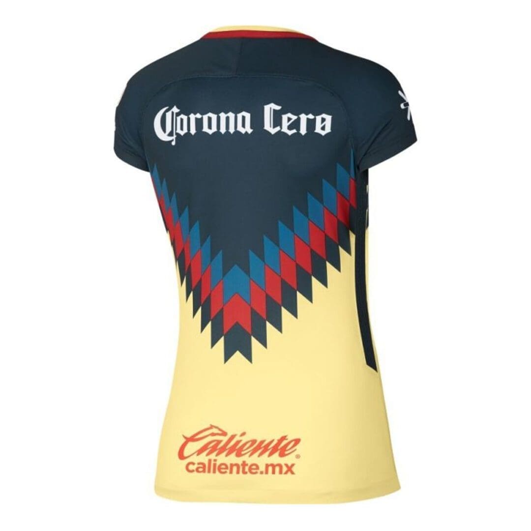 Nike América Camiseta de local para mujer 17 - Azul marino Armory/Limón